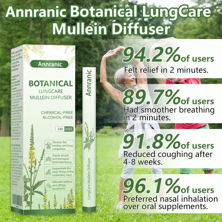 ANNRANIC® Botanical LungCare Mullein Diffuser