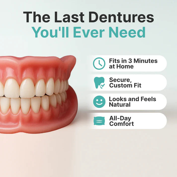🌎Ends Today: 70% OFF! ⏰Annranic™ Medical Full Denture with Strong Suctiond🦷Obtain American Dental Association (ADA) Certification