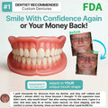 🌎Ends Today: 70% OFF! ⏰Annranic™ Medical Full Denture with Strong Suctiond🦷Obtain American Dental Association (ADA) Certification